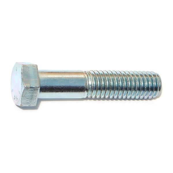 Midwest Fastener Grade 5, 7/16"-14 Hex Head Cap Screw, Zinc Plated Steel, 2 in L, 50 PK 00319 - main